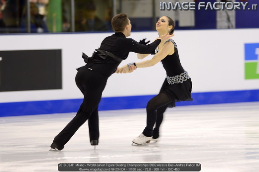 2013-03-01 Milano - World Junior Figure Skating Championships 0902 Alessia Busi-Andrea Fabbri ITA